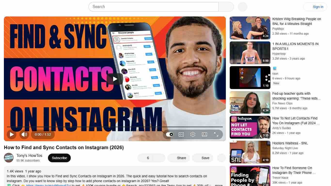 How to Find and Sync Contacts on Instagram (2026) - YouTube